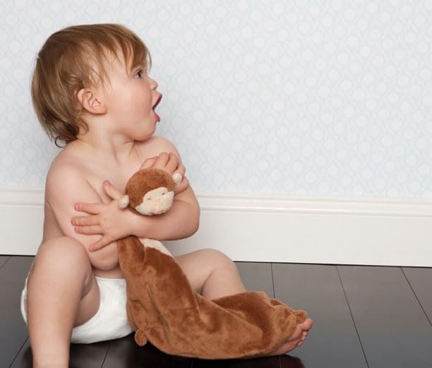 Angel Dear - Brown Monkey, Blankie, 1 Count (Pack of 1) - Image 3